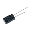 Capacitor Electrolítico Radial en Aluminio de 220 µFd, 35 Vcc, 105 °C, 10 x 12.5 mm.