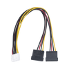 Cable Doble de Corriente SATA / Compatible con DVR's epcom / HIKVISION / 25 cms de Longitud