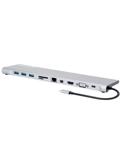 Manhattan - 130578 Docking Station USB-C 11 en 1 con MST para tres monitores