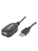 MANHATTAN 150958 - Cable USB V2.0 Ext. Activa 20.0M Negro