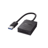 Lector de tarjetas USB-A 3.0 a MicroSD (TF) / SD | 5Gbps | Soporta hasta 2TB | Soporta Windows/Mac OS/Linux/Android | Lectura de Tarjetas Simultánea | No Requiere Controlador | Cable de 15cm.