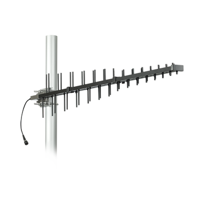 Antena LPDA de Alta Ganancia/ ESPECIAL PARA AMPLIFICADORES DE UNA A CINCO BANDAS DE FRECUENCIA/ 698-2700 MHz/ 12.15 dBi de Ganancia.