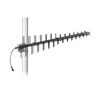 Antena LPDA de Alta Ganancia/ ESPECIAL PARA AMPLIFICADORES DE UNA A CINCO BANDAS DE FRECUENCIA/ 698-2700 MHz/ 12.15 dBi de Ganancia.