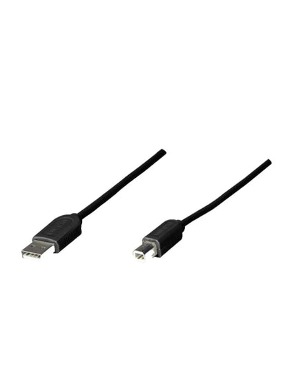 MANHATTAN 342650 - Cable USB A-B 1.8M, Negro Economico