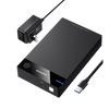 Carcasa de Disco Duro para 3.5 y 2.5 (Enclosure) | Con Cable USB 3.0 | Para HDD 3.5 / SSD 2.5 | SATA I/II/III | UASP | Hasta 16 TB | Compatible con Windows, Linux, Mac OS | No Requiere Controlador | Cable 1m | Incluye Adaptador d