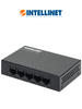 INTELLINET 530378 - Switch de escritorio Gigabit Ethernet de 5 puertos, metálico, para escritorio sobre pedido, con soporte para IEEE 802.3az Ethernet de Eficiencia Energética