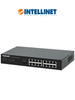 INTELLINET 561815 - Switch Gigabit Ethernet de 16 puertos RJ45 10/100/1000 Mbps, Green Ethernet IEEE 802.3az, para escritorio, incluye soportes opcionales para montaje en rack de 19