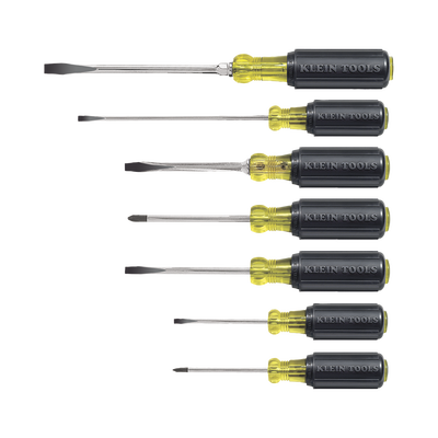 Juego de Desarmadores de Punta Plana y Phillips (7 Piezas).
