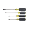 Juego de desarmadores de punta ranurada y Phillips de 4 piezas.
