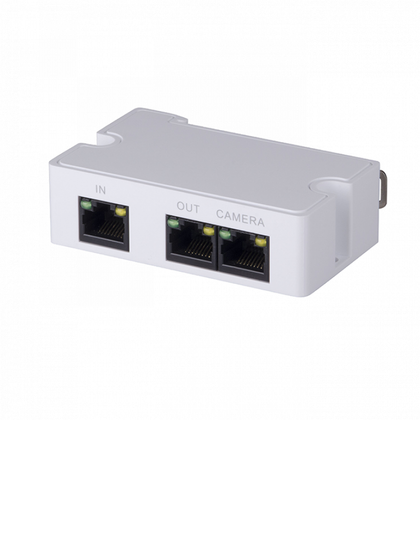 DAHUA PFT1300 - Extensor PoE & PoE plus pasivo / 2 Puertos / Conexión en cascada hasta 300 Mts / 2 Puertos Fast Ethernet