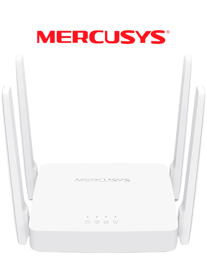 MERCUSYS AC10 - Router inalámbrico AC1200 / 2 Puertos LAN 10/100 / 1 Puerto WAN 10/100 / 4 antenas externas de 5 dBi TPLOCO MARTPL2