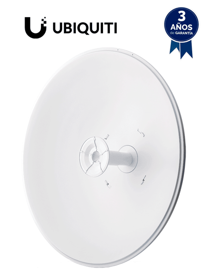 UBIQUITI AF-5G30-S45 - Antena direccional AirFiber X para radio conectorizado de 5GHz con ganancia de 30 dBi, MIMO. Compatible con AF5X y AF5XHD