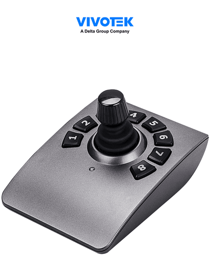 VIVOTEK AJ-001 - Control de palanca joystick para NVR, PTZ y Software VAST 2, VSS VIVOTEK con 8 teclas y conector USB