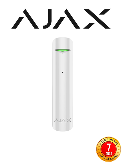 AJAX GlassProtectW - Detector de rotura de cristal Inalámbrico. Color Blanco 26317.05.WH3