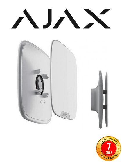 Ajax StreetSiren DoubleDeck + Brandplate - Paquete que Incluye la Sirena inalámbrica para exteriores StreetSiren DoubleDeck color blanco y la Brandplate, placa frontal personalizable en color blanco BuenFinAJAX