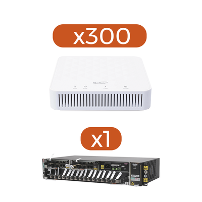 Kit 300 ONTS AN5506-01AG + 1 OLT AN60002-AC