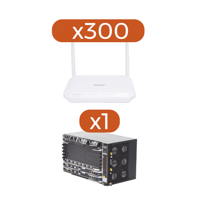 Kit 300 ONT´S HG6143D + 1 OLT AN6000-7