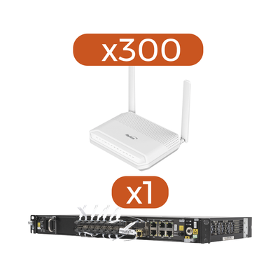 Kit 300 ONU´s HG6145F + 1 OLT AN6001G16-AC