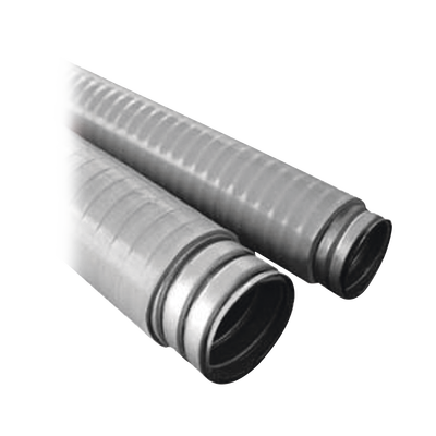 Tubo Flexible tipo Liquidtight de 2 (50 mm). Acero + Forro PVC. Rollo de 30 Metros.