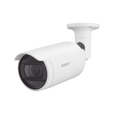 Cámara IP Tipo Bala Antivandálica 2 Megapíxel / Lente 3.3 a 10.3 mm / IR 30M / WDR 120db / IP66 / H.265 & WiseStream / Modo pasillo