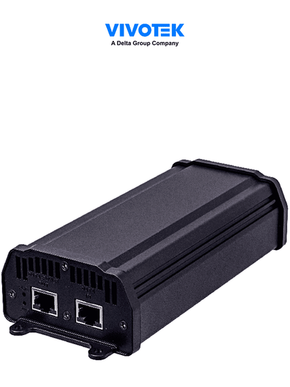 VIVOTEK AP-GIC-010A-060 - Inyector PoE Gigabit para alimentar cámaras IP, con 1 puerto, UPoE, hasta 60W, para interiores