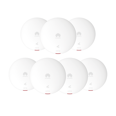 Kit de 7 - Punto de Acceso Wi-Fi 6 / 1.775 Gbps / MU-MIMO 2x2:2 (2.4GHz y 5GHz) / Smart Antenna 20% más cobertura / Instalación en techo y pared / Seguridad WP3 / Con Administración Gratuita desde la Nube