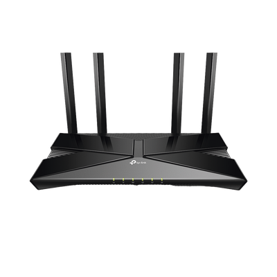 Router WiFi 6 doble banda AX 3000 Mbps / MU-MIMO y OFDMA / 1 Puerto WAN 10/100/1000 Mbps / 4 Puertos LAN 10/100/1000 Mbps / 4 Potentes Antenas.