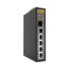 Switch Industrial PoE+ No-Administrable de 5 Puertos 10/100/1000 Mbps (4 Puertos son PoE+) + 1 puertos SFP, 90 W