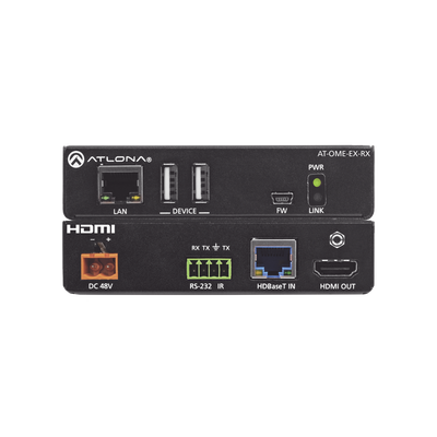 OMEGA 4K/UHD Receptor HDBaseT para HDMI con USB