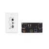 OMEGA 4K/UHD Placa de pared HDBaseT TX/RX para HDMI con USB