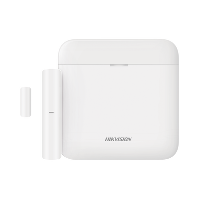 (AX PRO) KIT de Alarma AX PRO / Incluye: 1 Hub con batería de respaldo / 1 Contacto Magnético / Wi-Fi / Compatible con Hik-Connect P2P