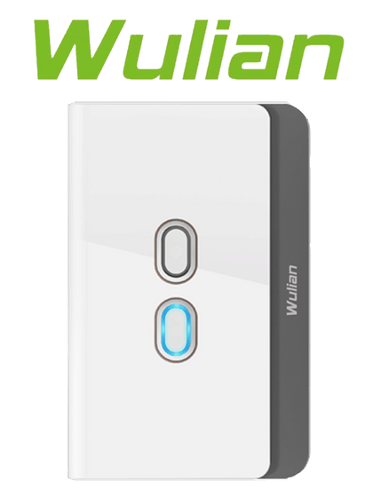 WULIAN SWITCHA2LN - Apagador Inteligente Formato Americano Conexión LN 2 Botones / Zigbee / Instalación sin Modificar chalupas existentes