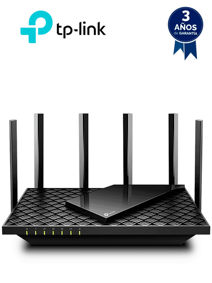 TP-LINK Archer AX73 - Ruteador WiFi 6 AX de 5400 Mbps con 1 puerto WAN RJ45 Gigabit Ethernet, 4 puertos LAN RJ45 Gigabit Ethernet, tecnologías MU-MIMO y OFDMA, además 6 antenas con Beamforming. DL79