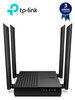 TP-LINK Archer C64 - Ruteador WiFi AC 1267Mbps con 1 puerto WAN y 4 puertos LAN RJ45 Gigabit Ethernet, MU-MIMO, 4 antenas fijas, en modos de enrutador y punto de acceso, con Beamforming.DL79