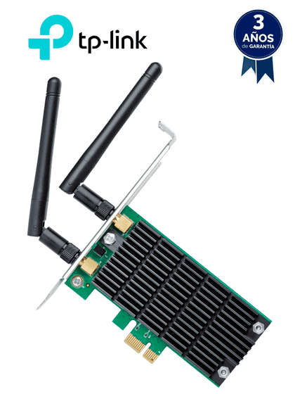 TP-LINK - Archer T4E / Adaptador PCI Express inalámbrico de doble banda AC1200 BF2024