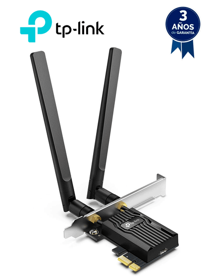 TP-LINK - Archer TX55E / AX3000 Wi-Fi 6 Bluetooth 5.2 PCIe Adapter