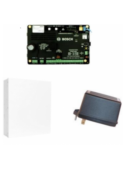 BOSCH I_B5512C- PANEL DE ALARMA/ SOPORTA HASTA 48 PUNTOS/ INCLUYE CAJA Y TRANSFORMADOR