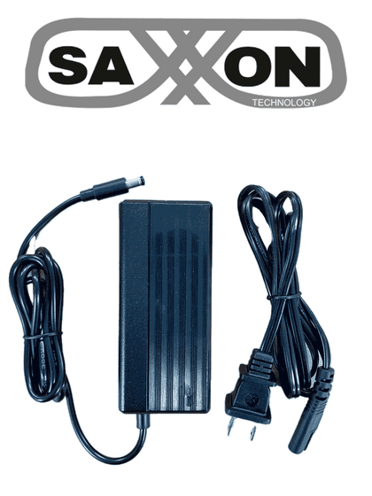 SAXXON KA3602A1203000P - Fuente de Poder Regulada / Alimentación 12 Vcc 3 Amper / Conector Macho / Voltaje de Entrada: 100-240V / Ideal para Cámaras de CCTV, Controles de Acceso y Asistencia / TVCSAX