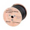 Carrete de 500 Metros / Cable Fotovoltaico Negro / 6mm² (10AWG) / Material COBRE / 2000 Vcc