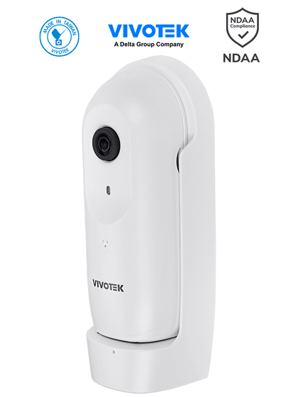 VIVOTEK CC9160-H - Cámara IP Panorámica para interior, 2 MP, WDR Pro, Visión 180º, Ciberseguridad Trend Micro, Smart Stream III, Micrófono Integrado, Visión SNV, Conectores DI/DO, ONVIF V1 TM