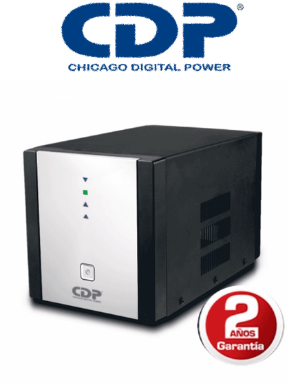 CDP R-AVR3008 - Regulador / 3000VA / 1500 W/ Especial para motores / 9 Terminales de salida / 1 Terminal de salida NEMA5-20R / / Retardo a la flama