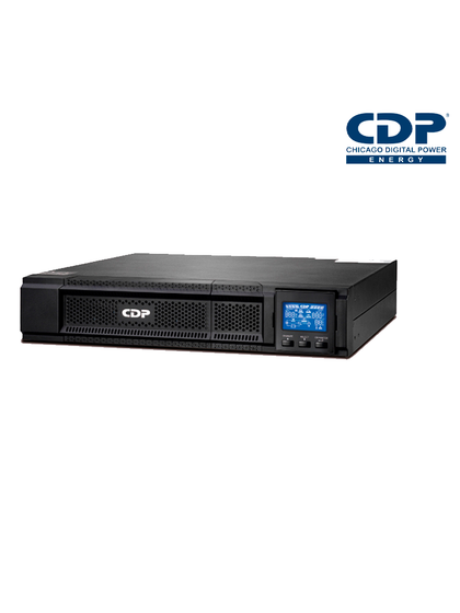 CDP UPO11-3RT UPS online / 3000VA / 2700W / Onda senoidal pura / Rackeable / Pantalla LCD / 8 Terminales de salida NEMA 5-15R / Requiere clavija o adaptador NEMA 5-30R2025CDP