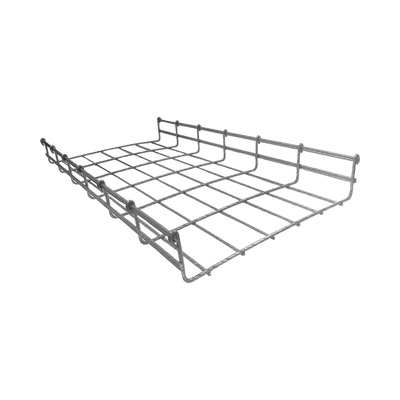 Charola Bimetálica Tipo Malla 54/300 mm, Ideal Para Utilizarse al Exterior o Zonas Húmedas, Hasta 258 Cables Cat6, Tramo de 3 Metros
