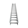 Escalera de Aluminio Portacables / Perfil Z / Peralte 3 1/4 /Paso 9 / Ancho 9 / 3.66 metros / Capacidad Máx. 205 Cables / Incluye Cople Union y Tornillería