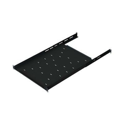 Charola Ajustable para Rack de 19 de 4 postes de 1 Unidad de Espacio. Profundidad de 633 a 816 mm