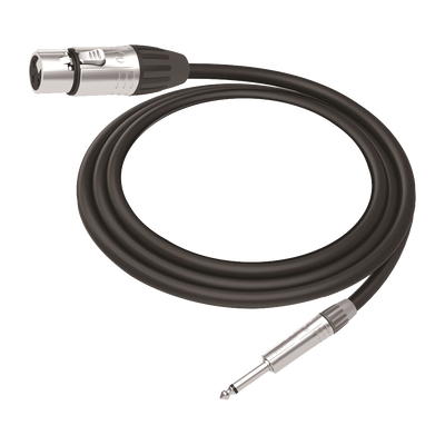 Cable de Audio | XLR 3 Polos Hembra a Plug 1/4 in mono | Conector Seetronic Serie M SCMF3 - MP2X | Longitud 3m