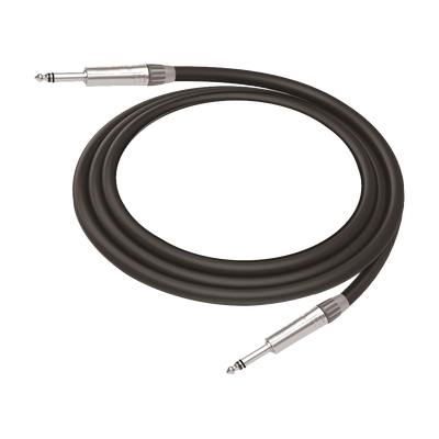 Cable de Audio | Plug 1/4 in a Plug 1/4 in Stereo | Carcasa Cromada | Conectores Seetronic | Longitud 3m