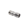 Conector N Macho de Compresion, en linea para LMR-400, CNT-400, RG-8/U, RF-400, Plata/Oro/Teflón.