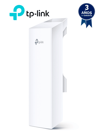 TP-LINK CPE210 - Radio CPE para exteriores con antena integrada de 9dBi en 2.4GHz a 300Mbps, MIMO 2x2, Pharos MAXtream TDMA, Modos: AP, Cliente, Router AP, Cliente Router AP WISP