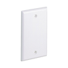 Placa de Pared Ciega Universal, Material ABS, Color Blanco